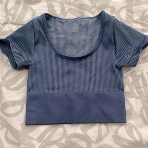 cropped athletic top